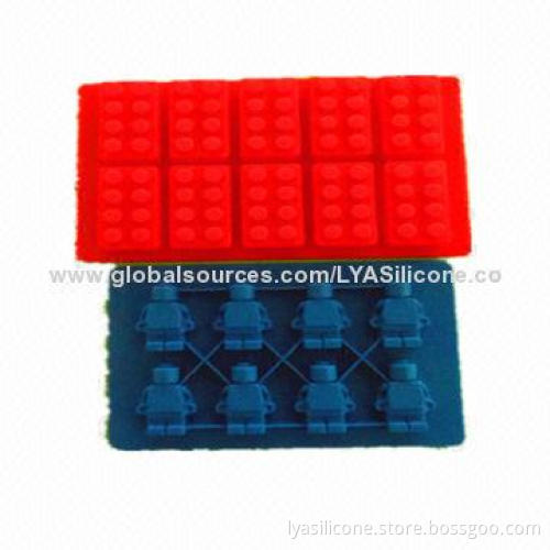 FDA and LFGB Grade Silicone Fruit Shape Ice Cube Tray, Apple/Strawberry/Banana Shape, Hot Selling